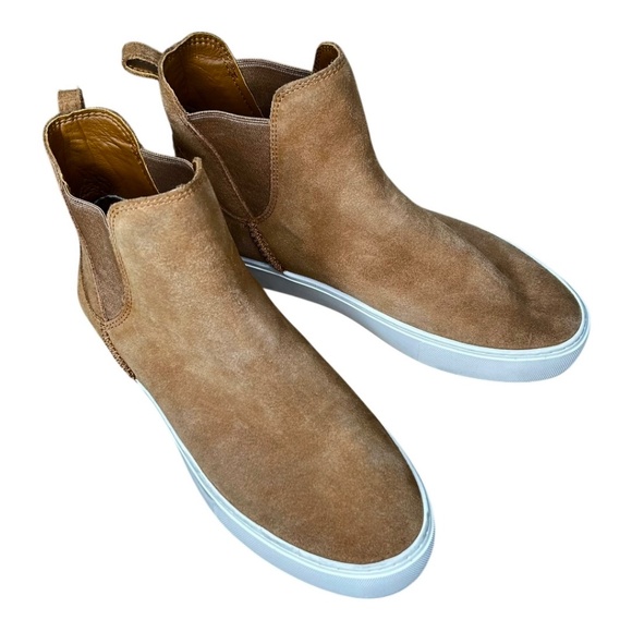 UGG Mauna Chestnut Suede Chelsea Sneaker Boots 8.5 - Picture 1 of 12